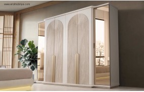 Boston 6 Kapılı Mdf Gardırop