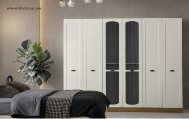 Rodos Mdf 6 Kapılı Gardırop