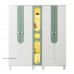 Tuna Yeşil 5 Kapaklı Dolap